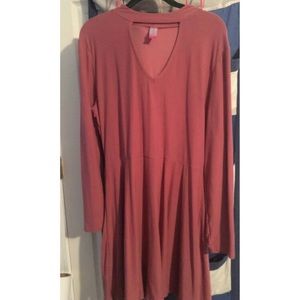 Rose Junior Long Sleeve Dress